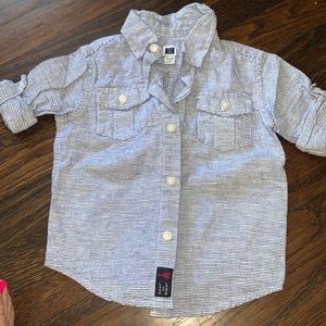 Janie and Jack - linen long sleeve
